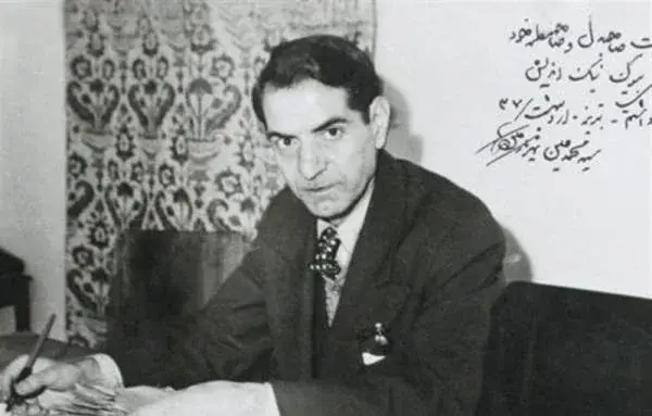 عکس خامنه ای با شهریار