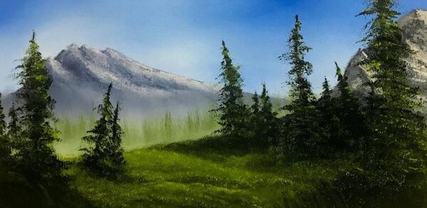 عکس نقاشی رنگ روغن منظره