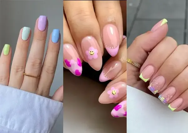 عکس ژلیش ناخن پاستیلی