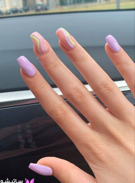 عکس ژلیش ناخن پاستیلی