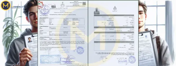 عکس تصویر گواهی ثنا چیست