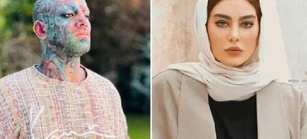 عکس عاشقانه امیر تتلو و سحر قریشی