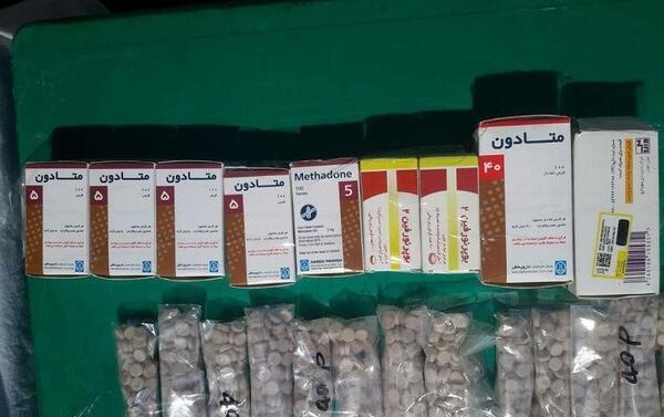 عکس قرص متادون 40 قهوه ای