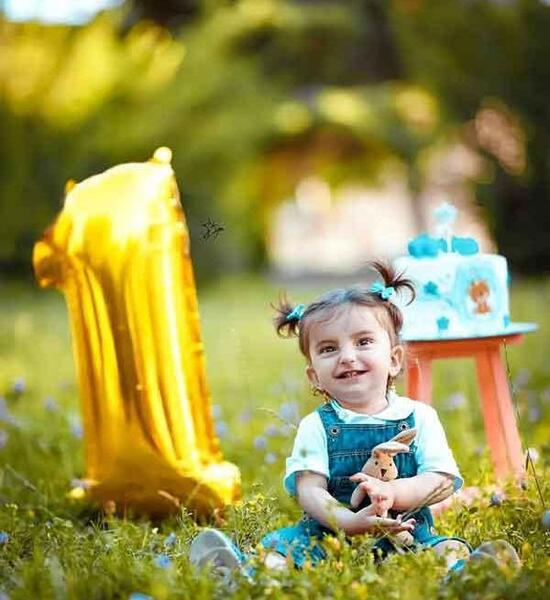 عکس تولد بچه در پارک