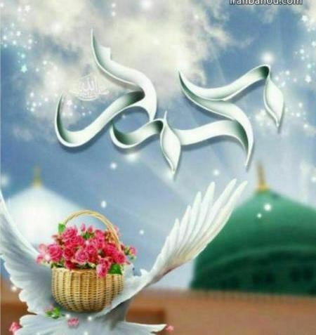عکس تولد حضرت محمد مبارک
