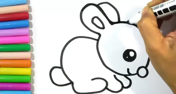 عکس نقاشی خرگوش ترسناک