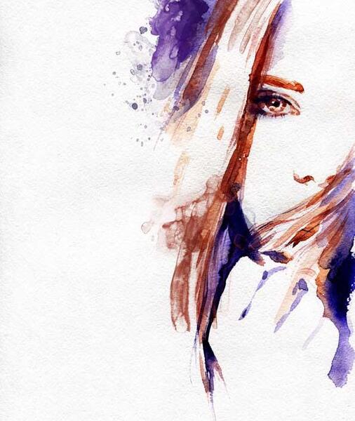 عکس نقاشی های چهره دختر