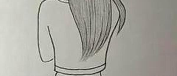 عکس نقاشی دختر مو چتری اسان