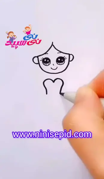 عکس نقاشی دختر خانم زیبا