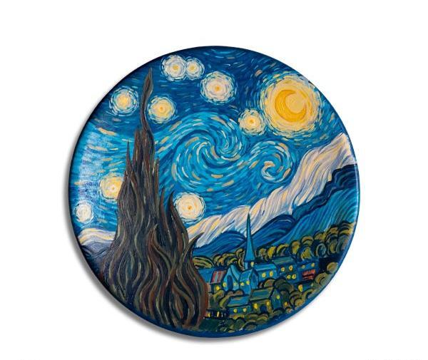 عکس نقاشی دختر فانتزی روی سفال