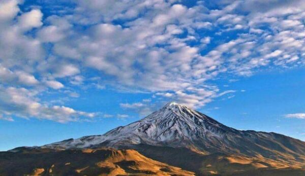 عکس بزرگترین آتشفشان ایران