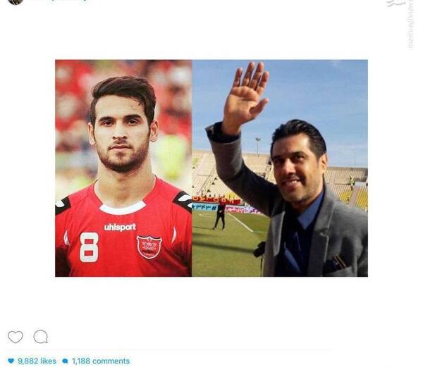 عکس نوراللهی بازیکن پرسپولیس