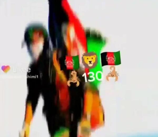 عکس بیرق افغانستان شیر