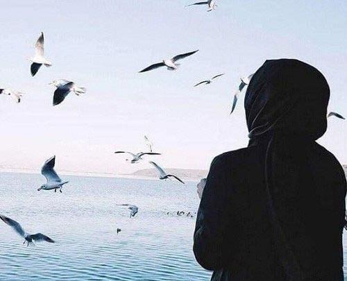 عکس دختر کنار دریا بدون متن