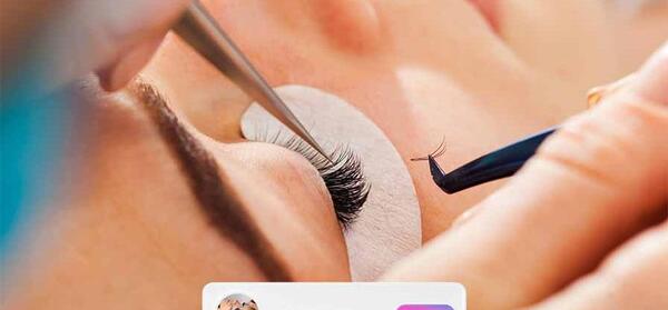 عکس پروفایل مژه کار
