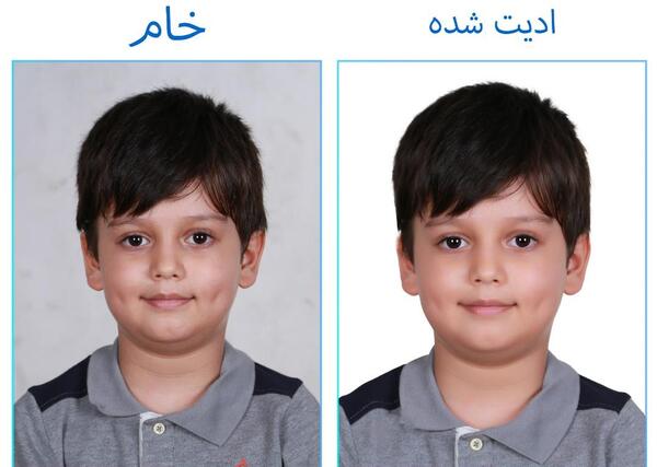 عکس پرسنلی نوزاد برای پاسپورت