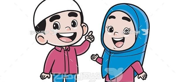 عکس دختر پسر با حجاب