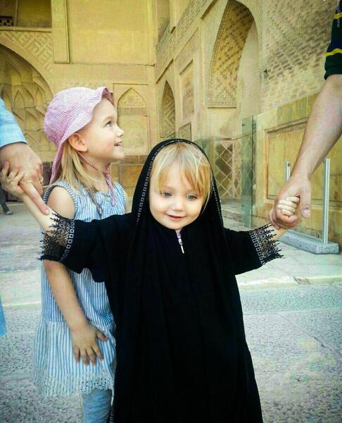عکس کودک با حجاب