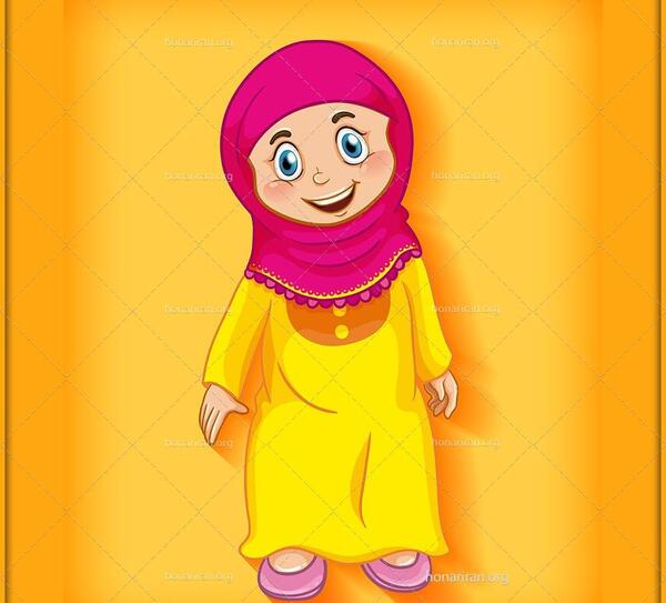 عکس دختر با حجاب برنامه کودکی