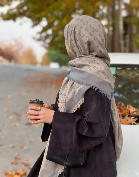 عکس دختر برای پروفایل طبیعی 13 ساله با حجاب