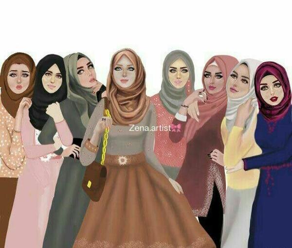 عکس رفیق دخترونه با حجاب
