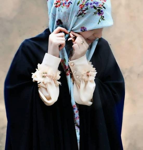 عکس دختر با حجاب چهره نامعلوم