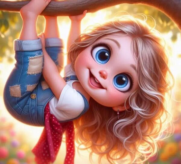 عکس بچه کارتونی دختر
