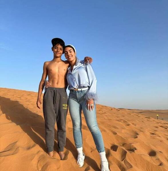 عکس بچه های رونالدو و جورجینا
