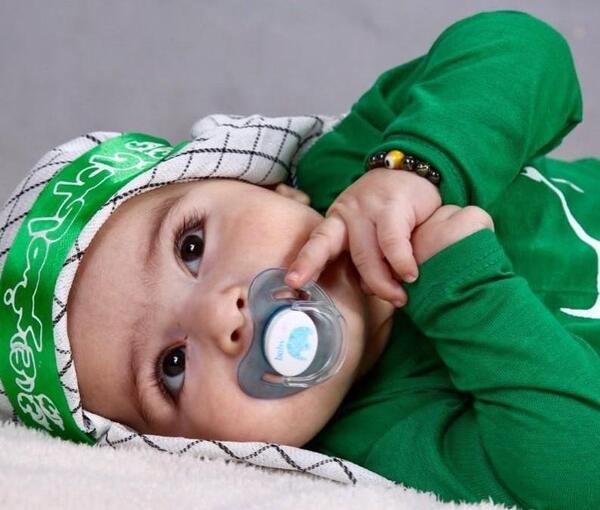 عکس بچه ها با لباس علی اصغر