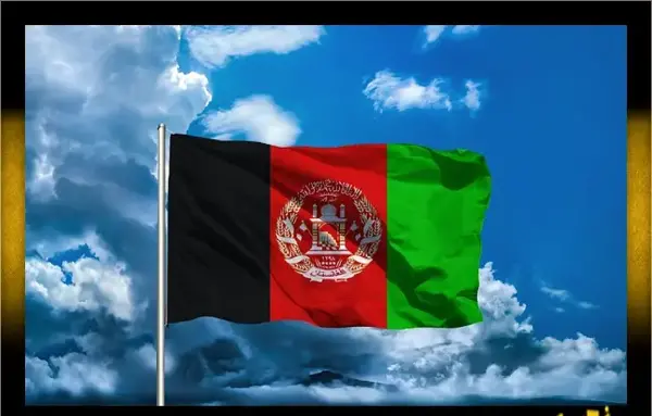عکس پرچم افغانستان ایران