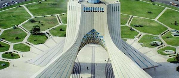 عکس میدان آزادی از بالا
