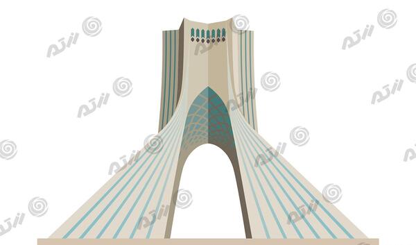 عکس میدان آزادی نقاشی