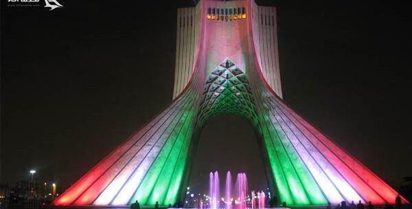 عکس میدان آزادی تهران از بالا