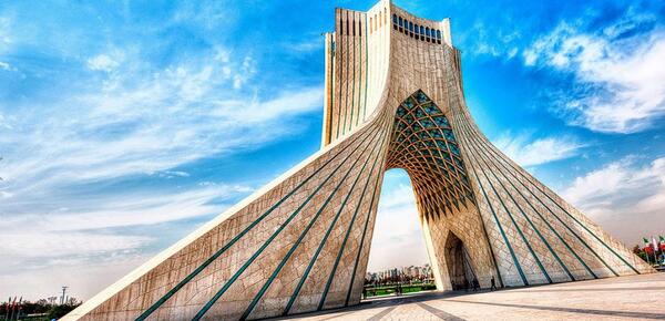 عکس میدان آزادی تهران از بالا