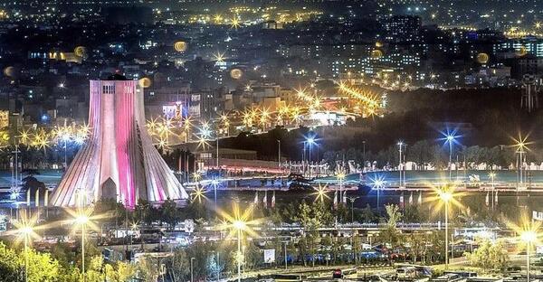 عکس از میدان آزادی تهران