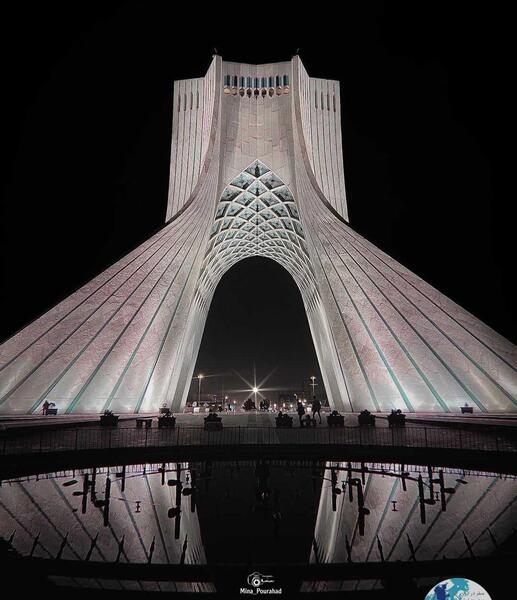عکس از میدان آزادی تهران