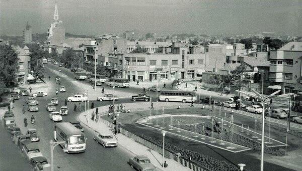 عکس قدیم میدان آزادی کرمانشاه
