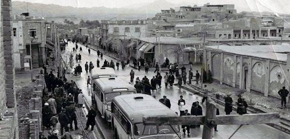 عکس قدیم میدان آزادی کرمانشاه