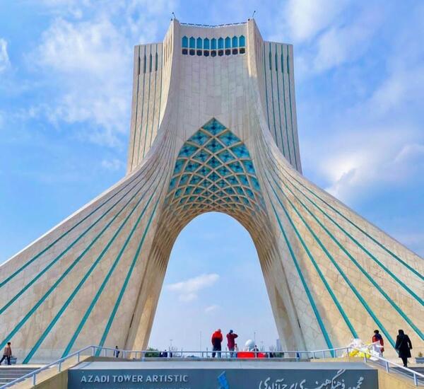 عکس قدیمی میدان ازادی تهران