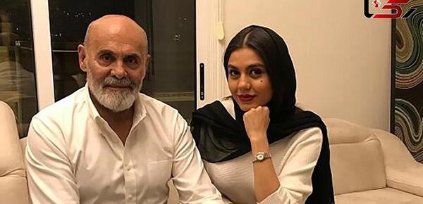 عکس ازاده زارعی و پدرش