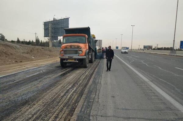 عکس آزادراه تهران قم