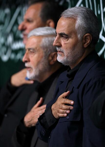 عکس امام حسین و حاج قاسم