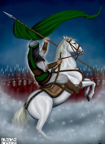 عکس لشکر یزید و امام حسین