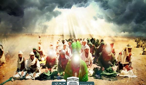 عکس لشکر یزید و امام حسین