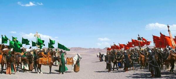 عکس لشکر یزید و امام حسین