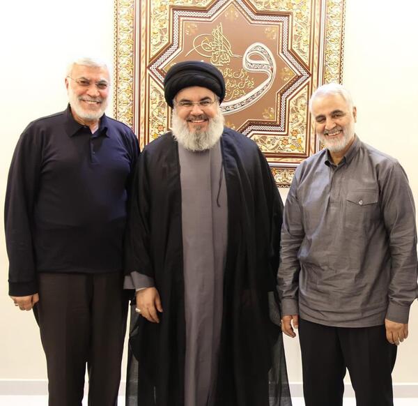 عکس امام حسین با حاج قاسم