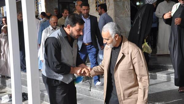 عکس امام حسین با حاج قاسم