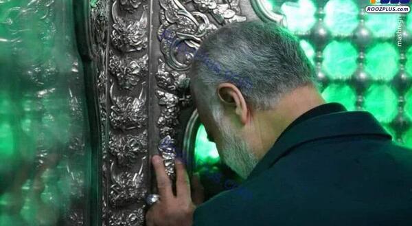 عکس حاج قاسم امام حسین