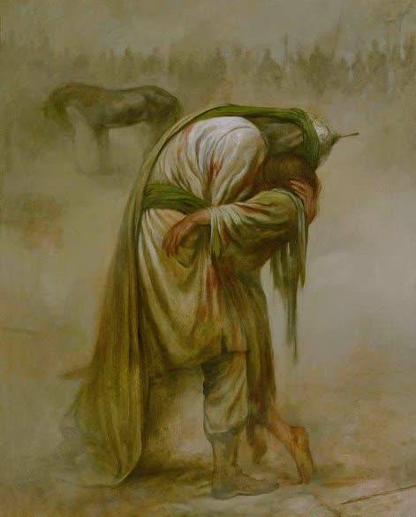 عکس حاج قاسم امام حسین