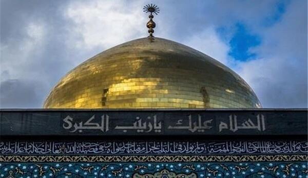 عکس حضرت زینب بالا سر امام حسین